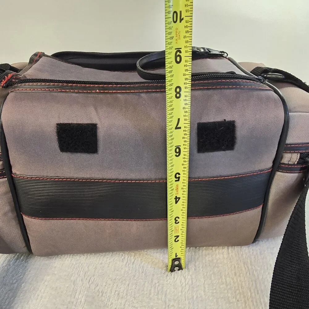 Ryka Camera Bag TB-250 Grey Padded Divides DSLR 14”x8”x7” Faded Shoulder Strap